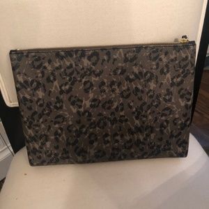 Banana Republic Camo clutch handbag